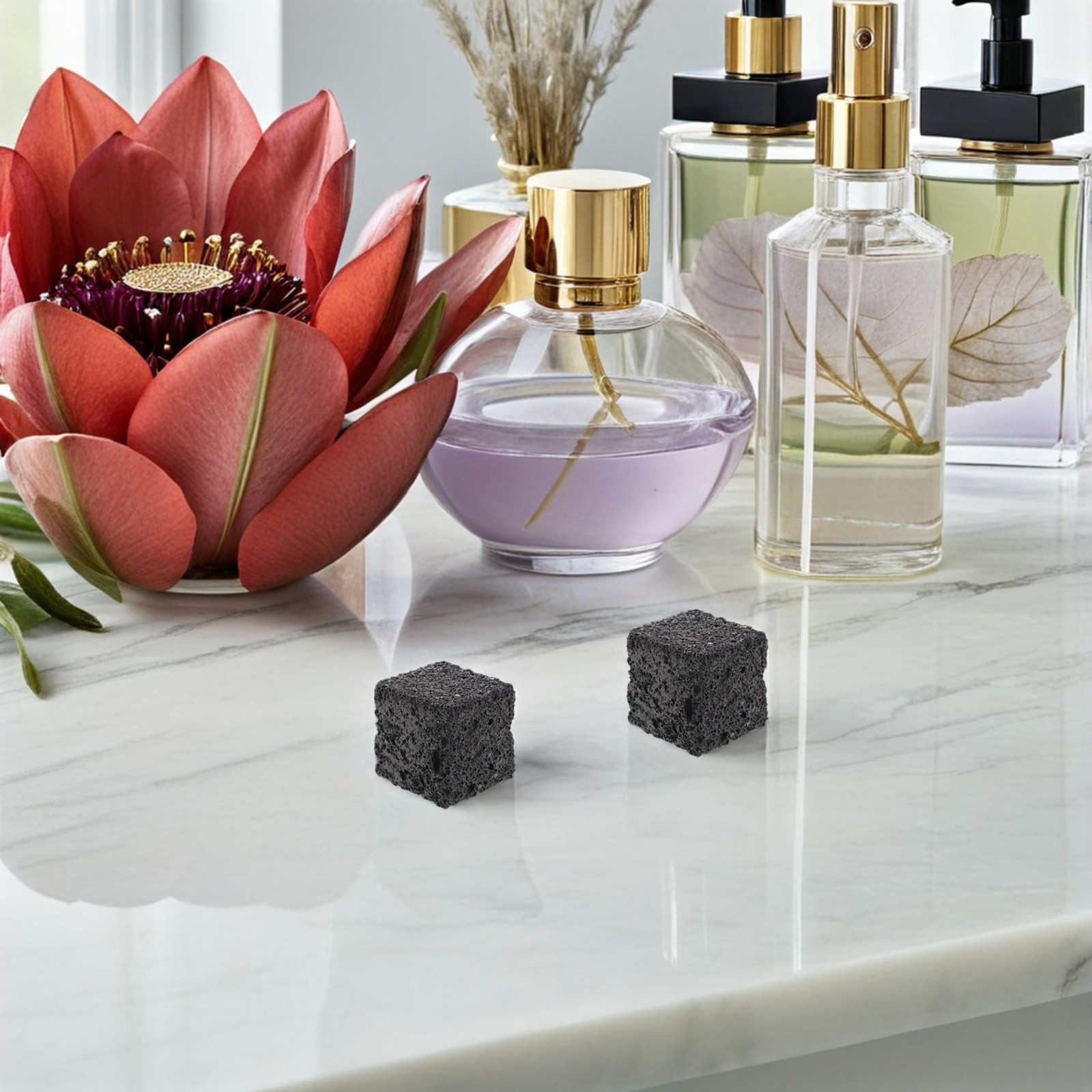 Home Fragrance Natural - 5Pcs Natural Volcanic Stone Passive Oil