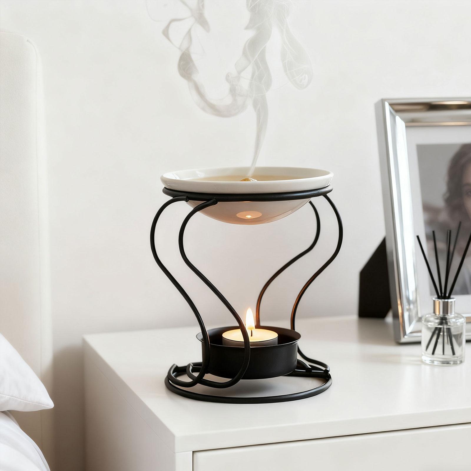 Wax Melt Burner - Aroma Diffuser Candle Burner Metal Oil