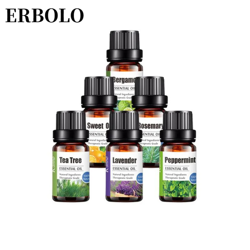 Home Fragrance Natural - ERBOLO 10ml Pure Plant Essential Oil