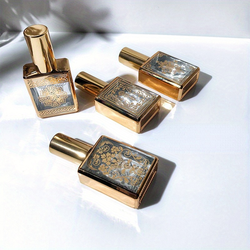 Perfume Atomizer Travel - 15ml 4 Random Patterns Glass Perfume