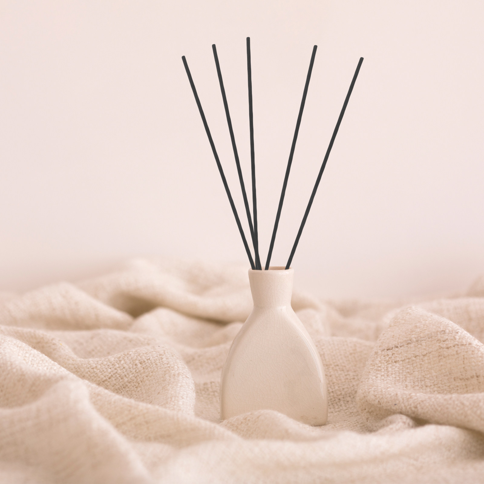 Home Fragrance Aroma - 100Pcs Fibre Reed Diffuser Sticks Black