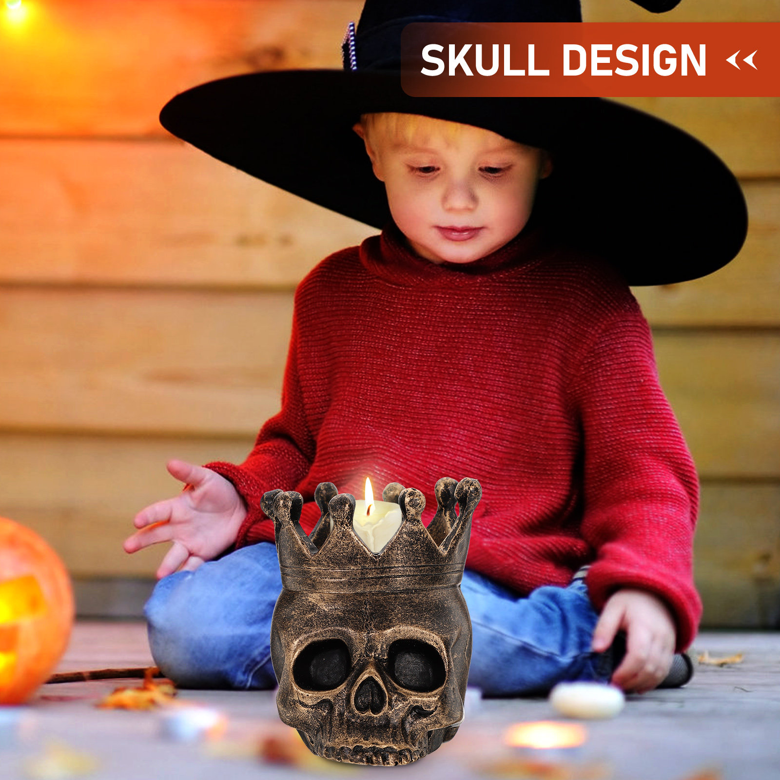Skull C Holder Resin Container - Wax Melt Burner ulasan dan harga