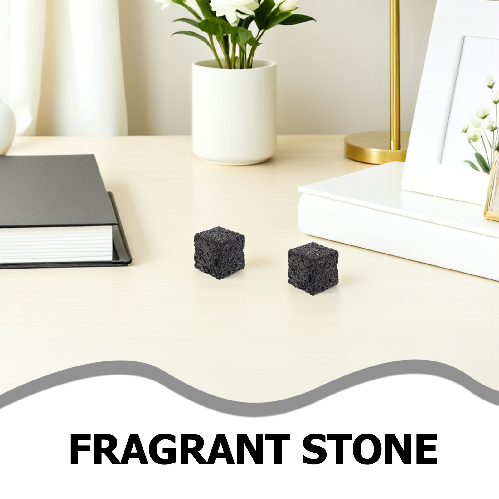 5Pcs Natural Volcanic Stone Pa - Home Fragrance Natural ulasan dan harga