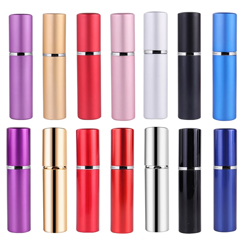 5/10PCS  5ML Aluminum Refillab - Perfume Atomizer Travel ulasan dan harga