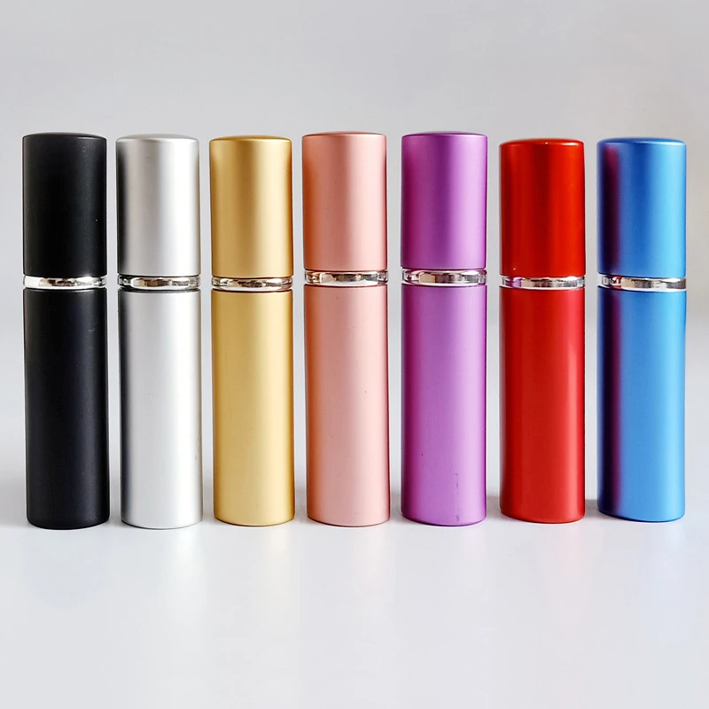 5/10PCS  5ML Aluminum Refillab - Perfume Atomizer Travel ulasan dan harga