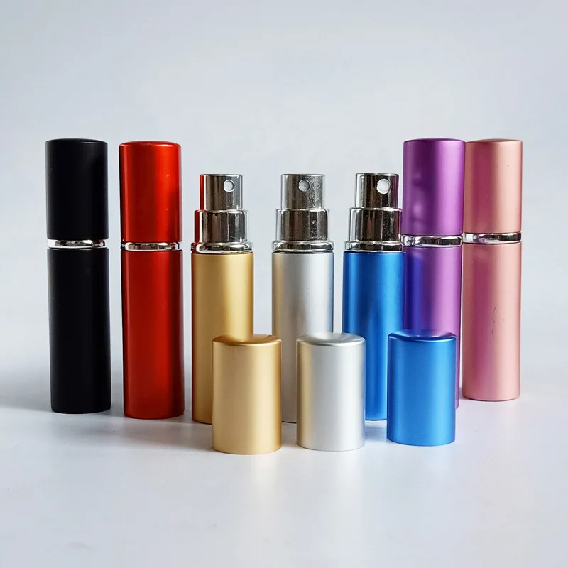 5/10PCS  5ML Aluminum Refillab - Perfume Atomizer Travel ulasan dan harga