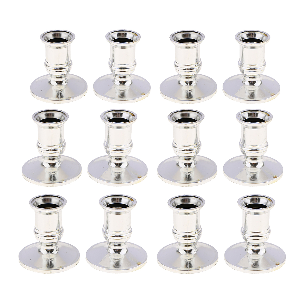 12pcs Plastic Chamberstick Tap - Beeswax Taper Candle ulasan dan harga