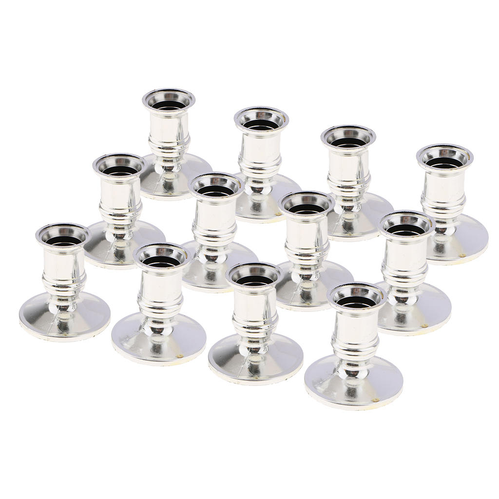 12pcs Plastic Chamberstick Tap - Beeswax Taper Candle ulasan dan harga