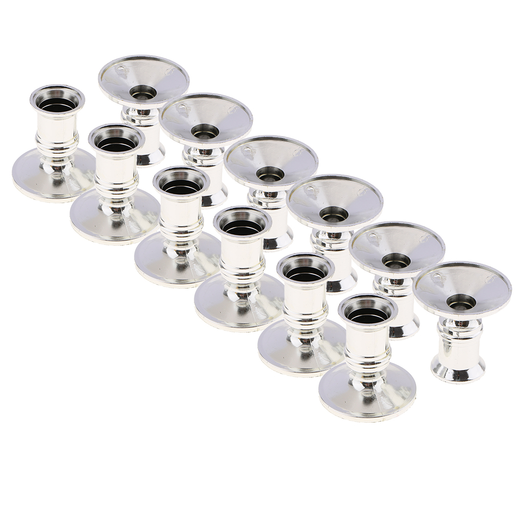 12pcs Plastic Chamberstick Tap - Beeswax Taper Candle ulasan dan harga