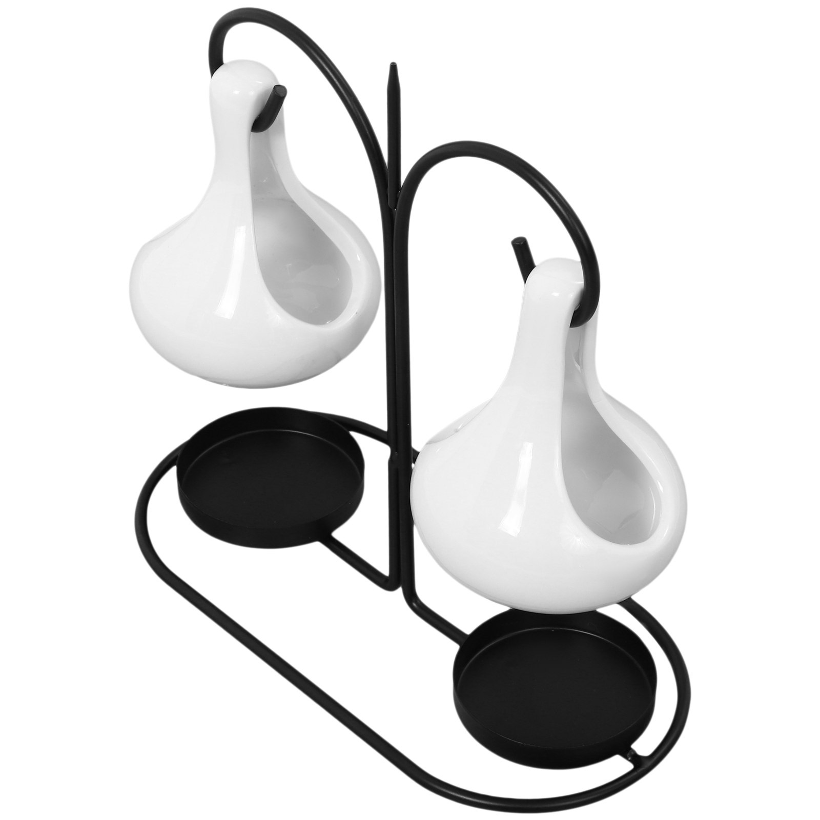1Set Ceramic Dual Hanging Ince - Wax Melt Burner ulasan dan harga