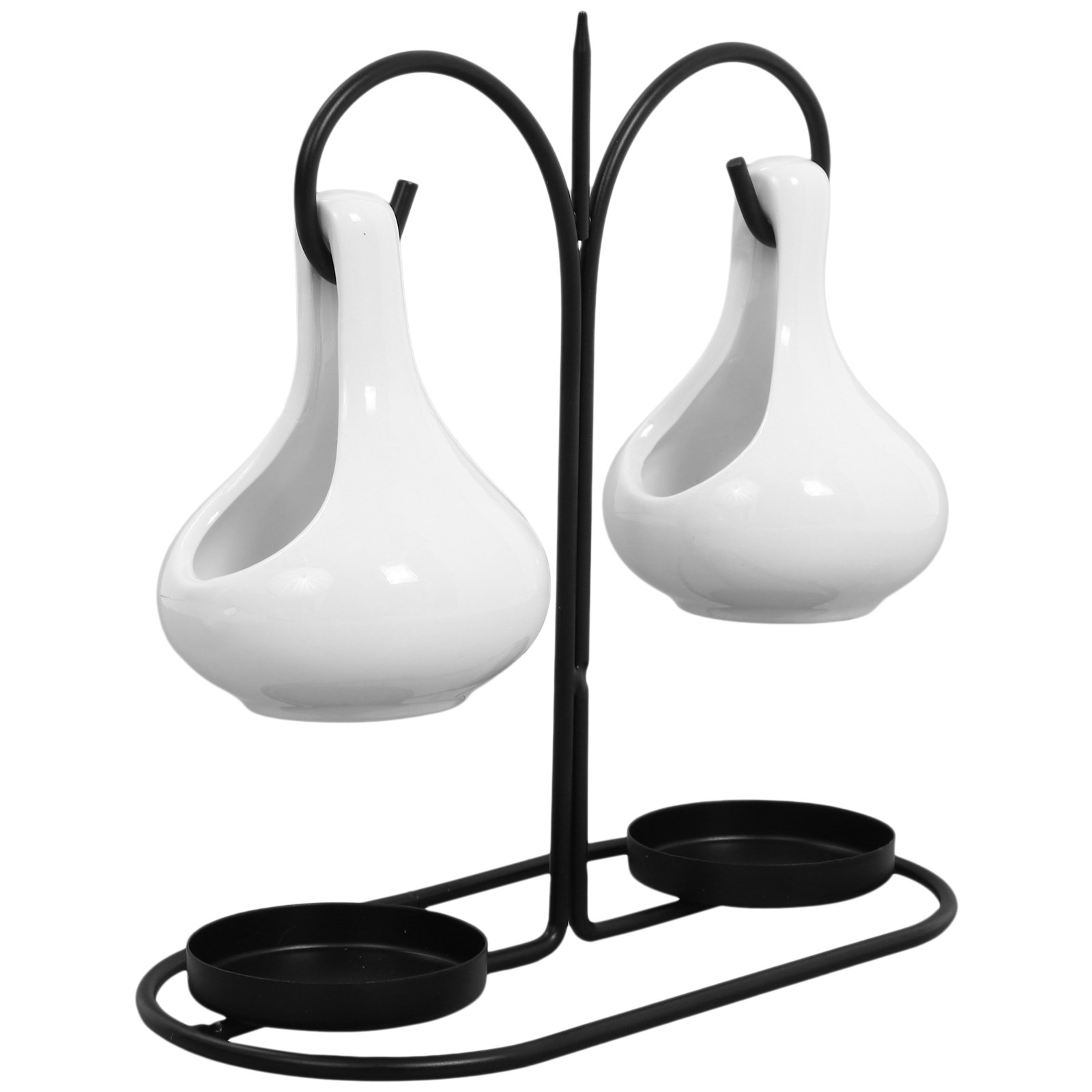 1Set Ceramic Dual Hanging Ince - Wax Melt Burner ulasan dan harga