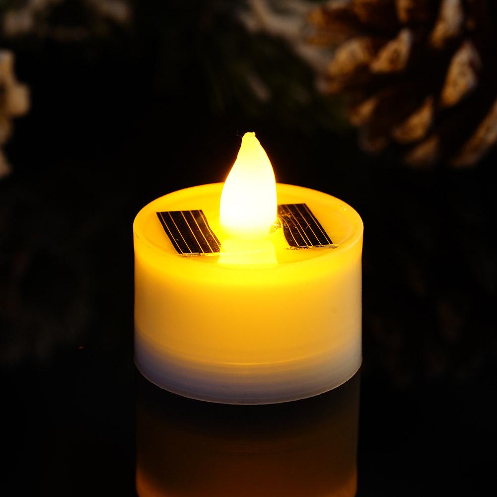 New Solar Candles Flameless LE - Beeswax Taper Candle ulasan dan harga