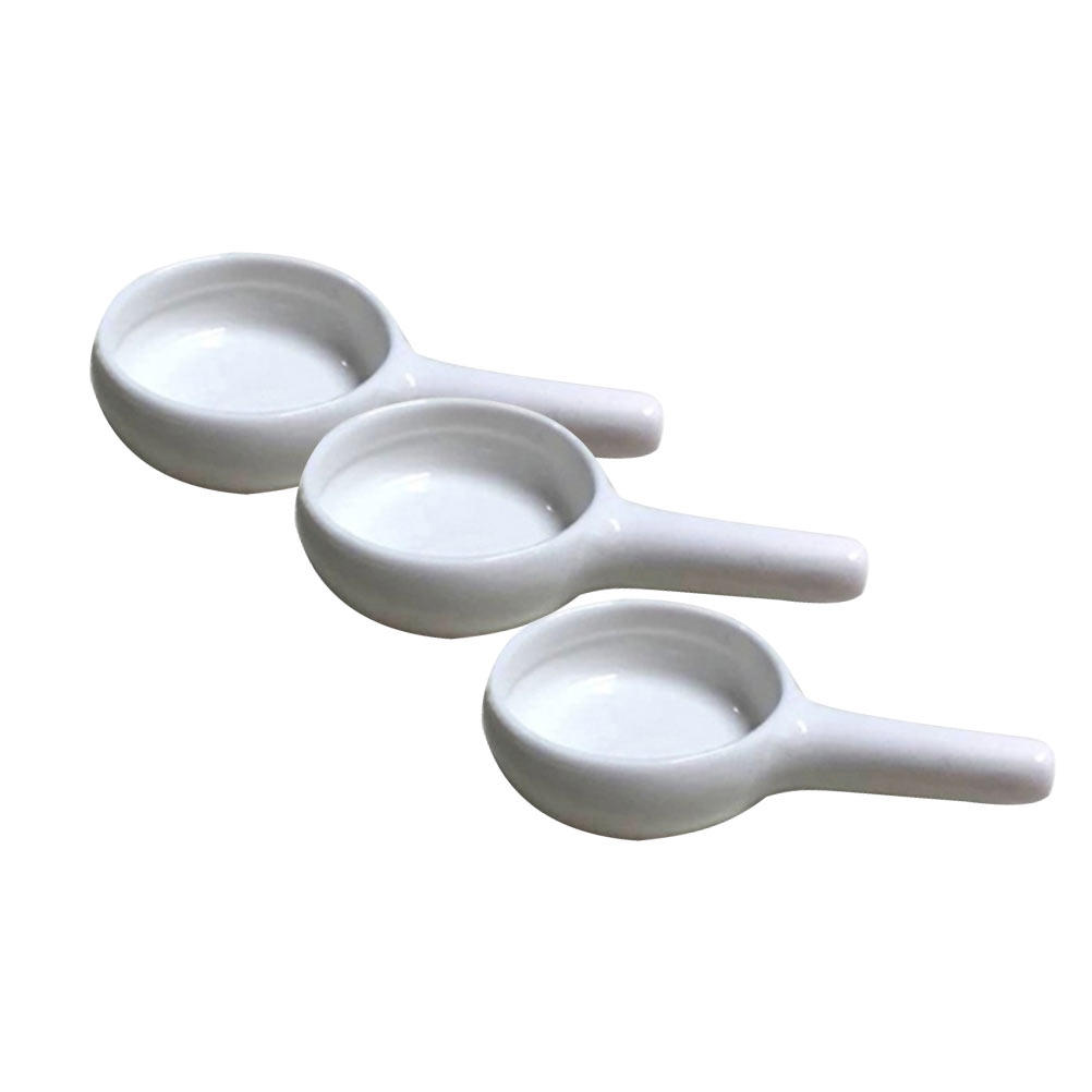3Pcs Ceramic Craft Tray Spoon  - Home Fragrance Aroma ulasan dan harga