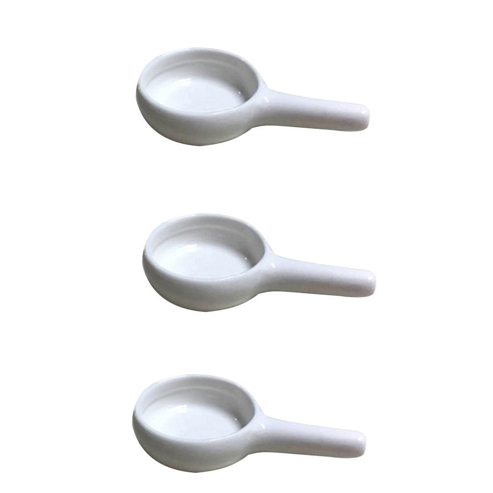3Pcs Ceramic Craft Tray Spoon  - Home Fragrance Aroma ulasan dan harga