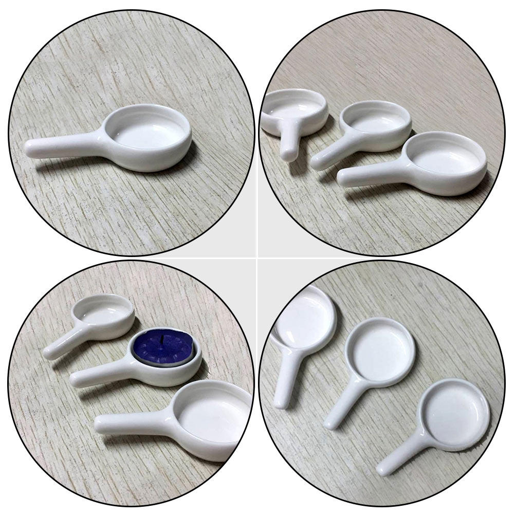 3Pcs Ceramic Craft Tray Spoon  - Home Fragrance Aroma ulasan dan harga