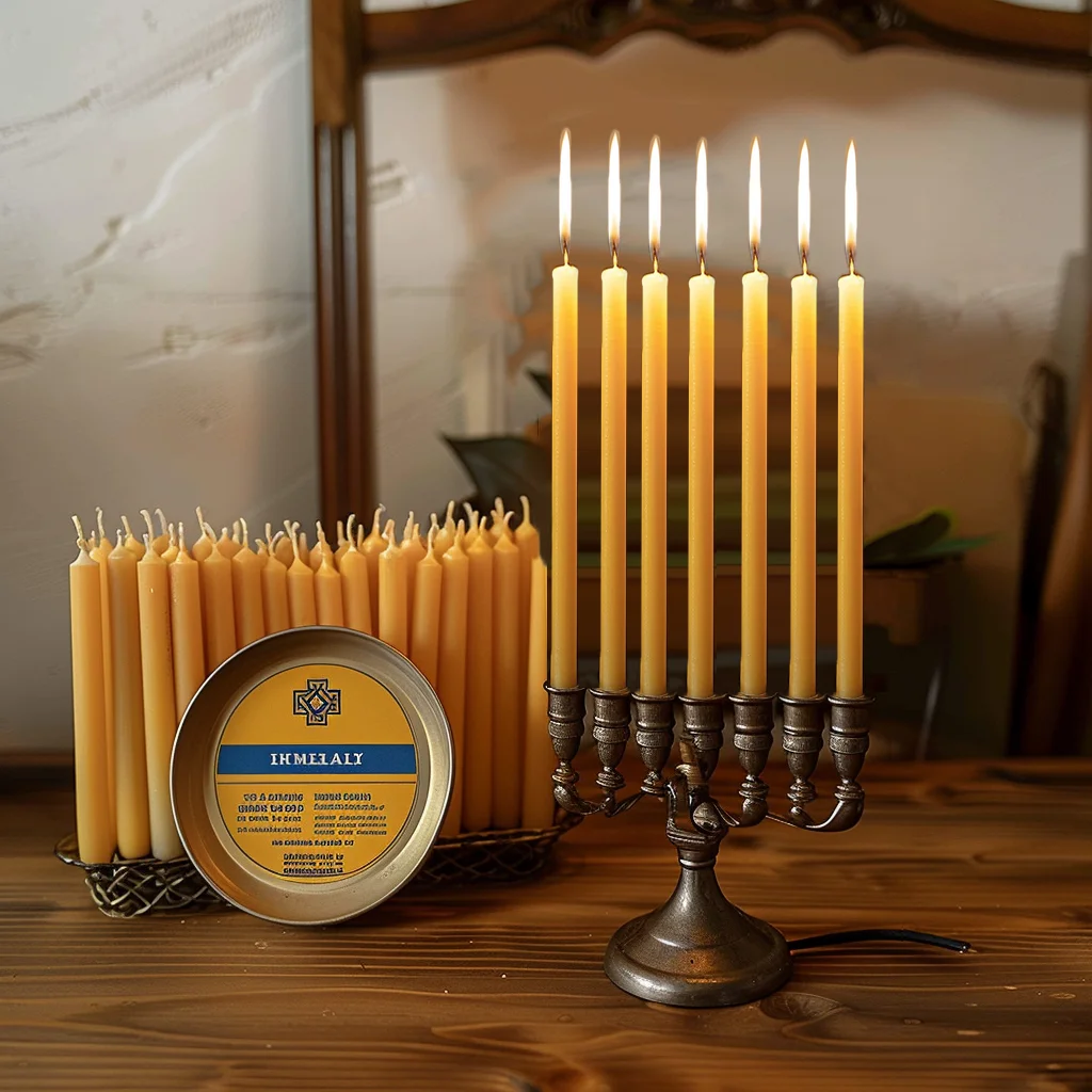 25PCS/1PACK Hanukkah Candle Na - Beeswax Taper Candle ulasan dan harga