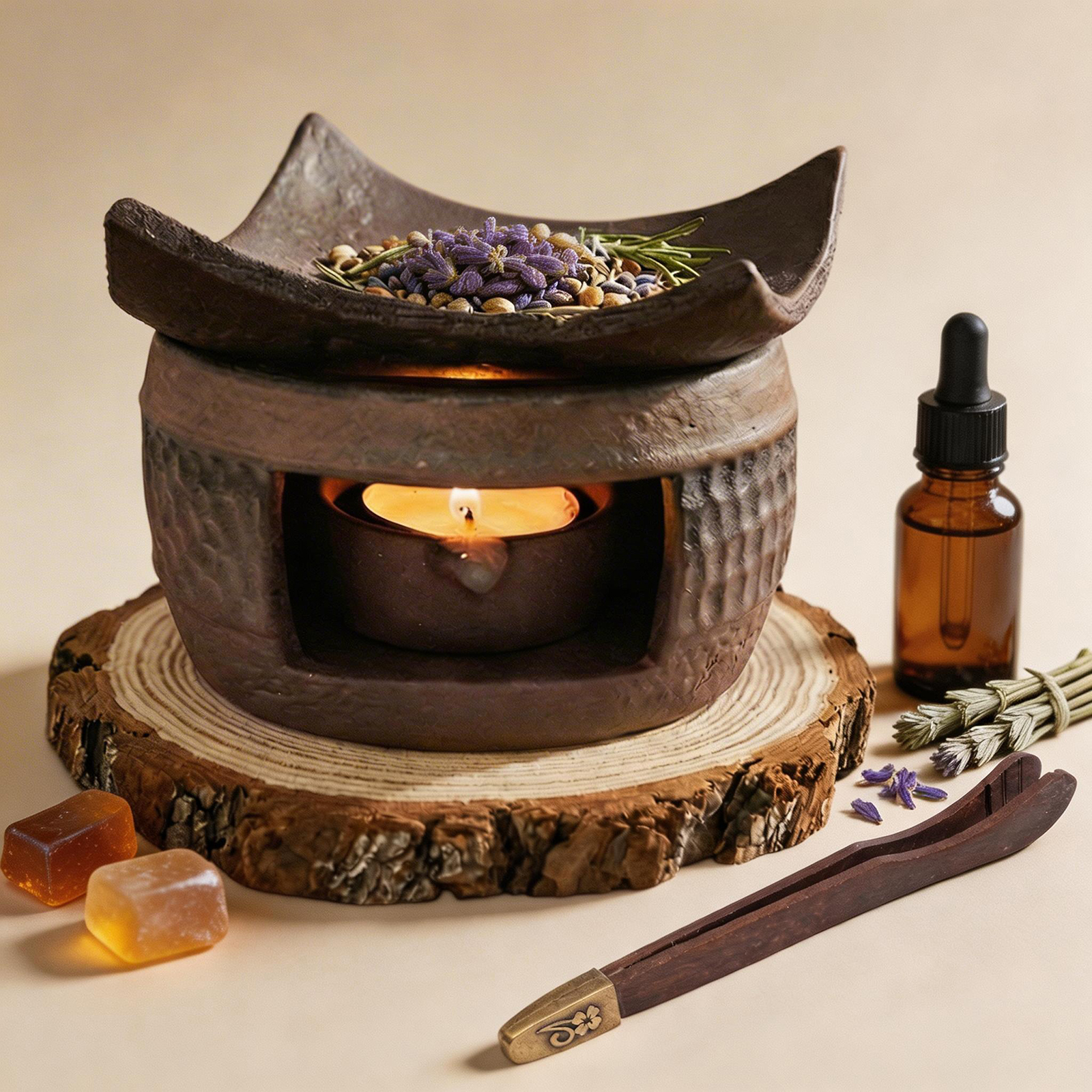 Ceramic Aromatherapy Tea Stove - Wax Melt Burner ulasan dan harga
