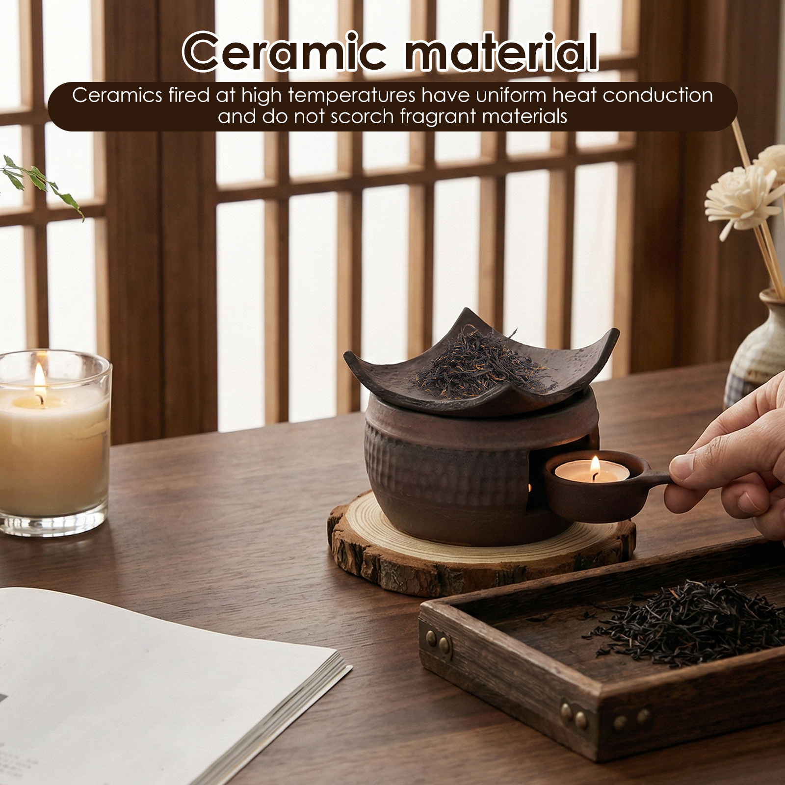 Ceramic Aromatherapy Tea Stove - Wax Melt Burner ulasan dan harga