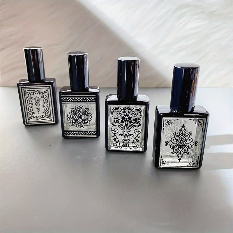 15ml 4 Random Patterns Glass P - Perfume Atomizer Travel ulasan dan harga