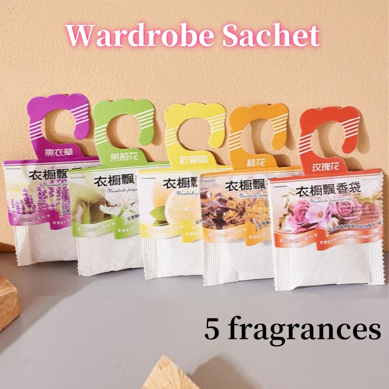 5pcs Wardrobe Fragrance Sachet - Home Fragrance Janzen ulasan dan harga
