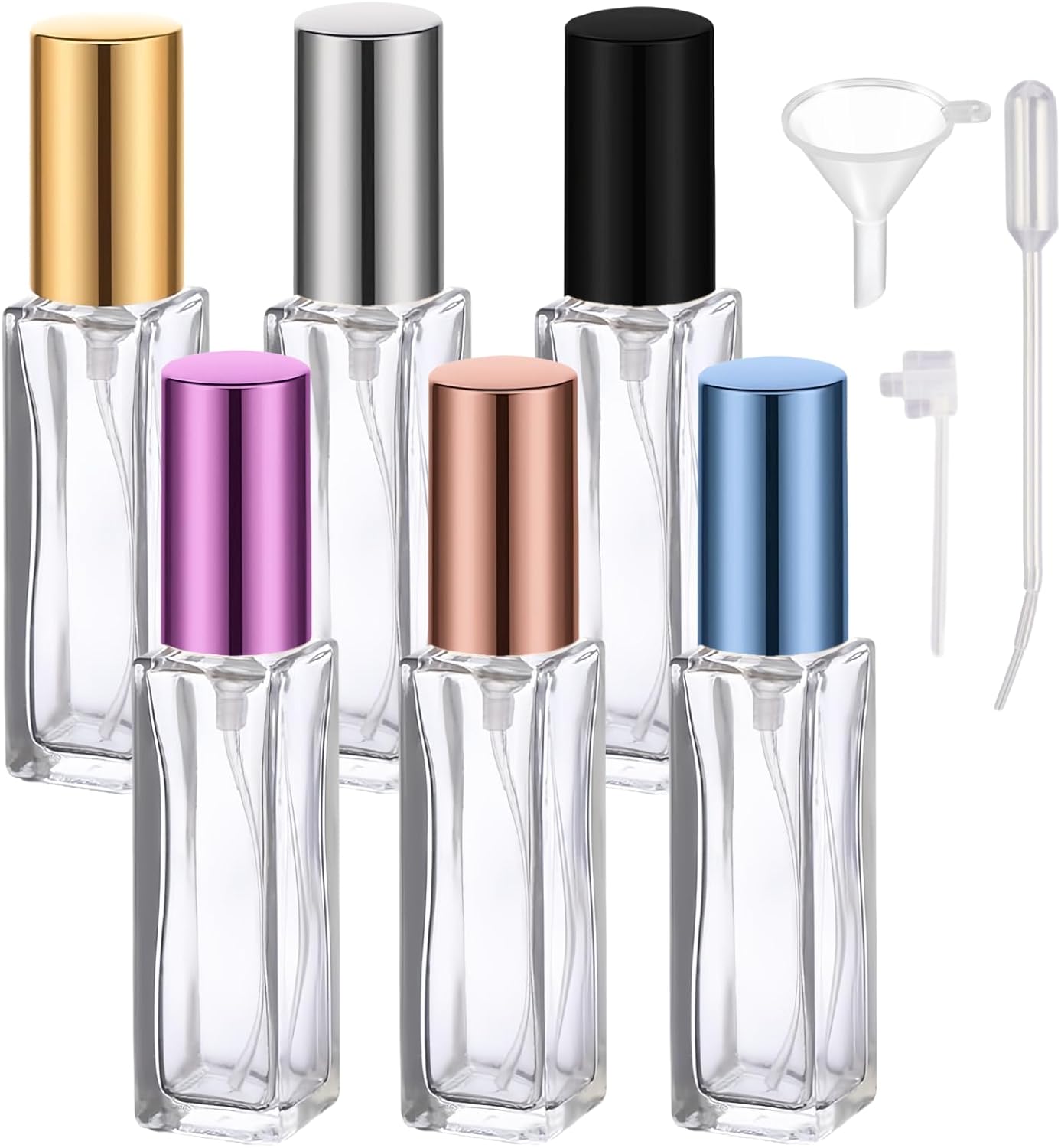 6 Pcs 10ML Travel Refillable P - Perfume Atomizer Travel ulasan dan harga