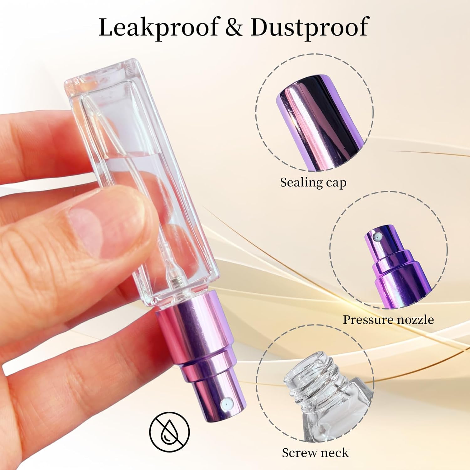 6 Pcs 10ML Travel Refillable P - Perfume Atomizer Travel ulasan dan harga