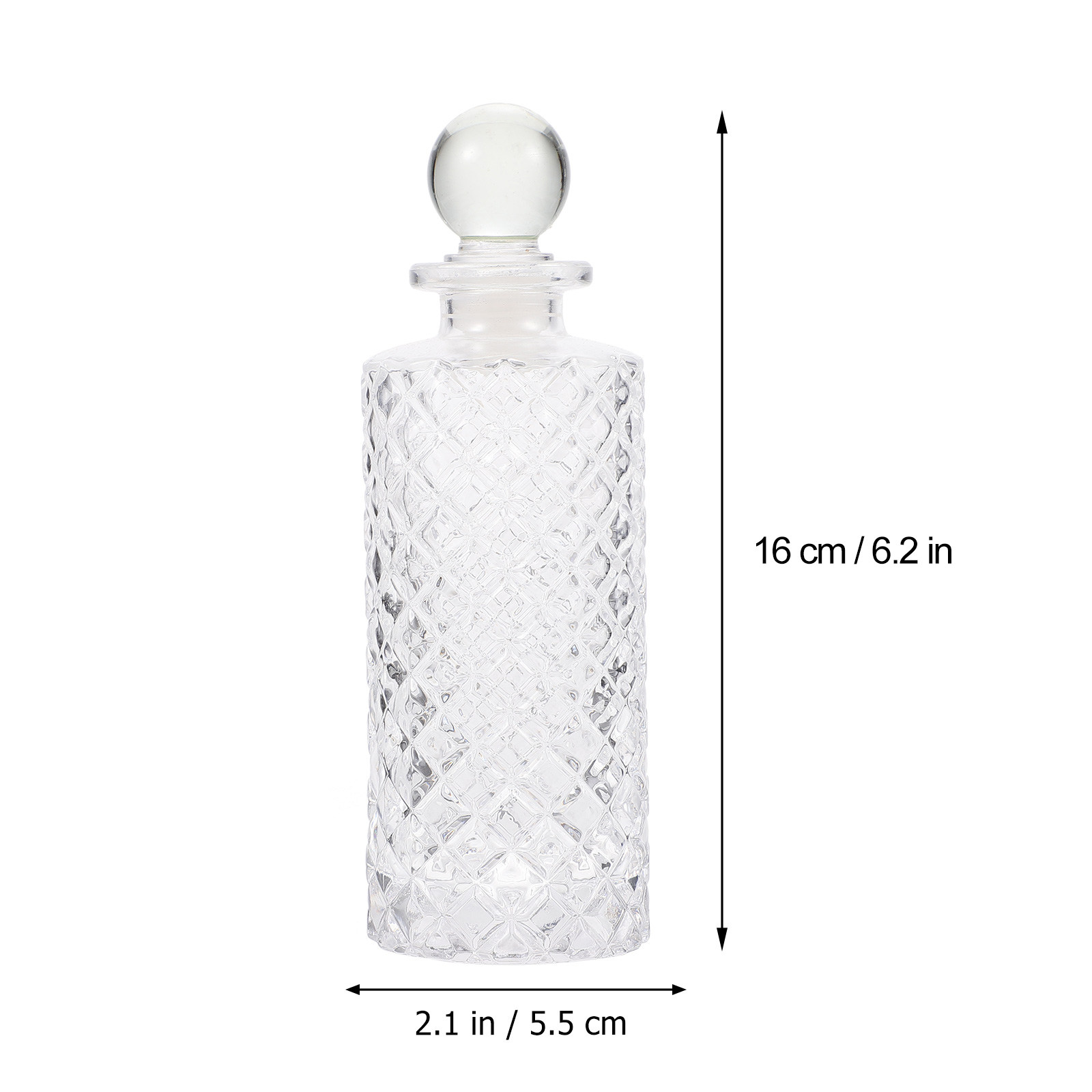 3Pcs Empty Glass Diffuser Bott - Home Fragrance Aroma ulasan dan harga