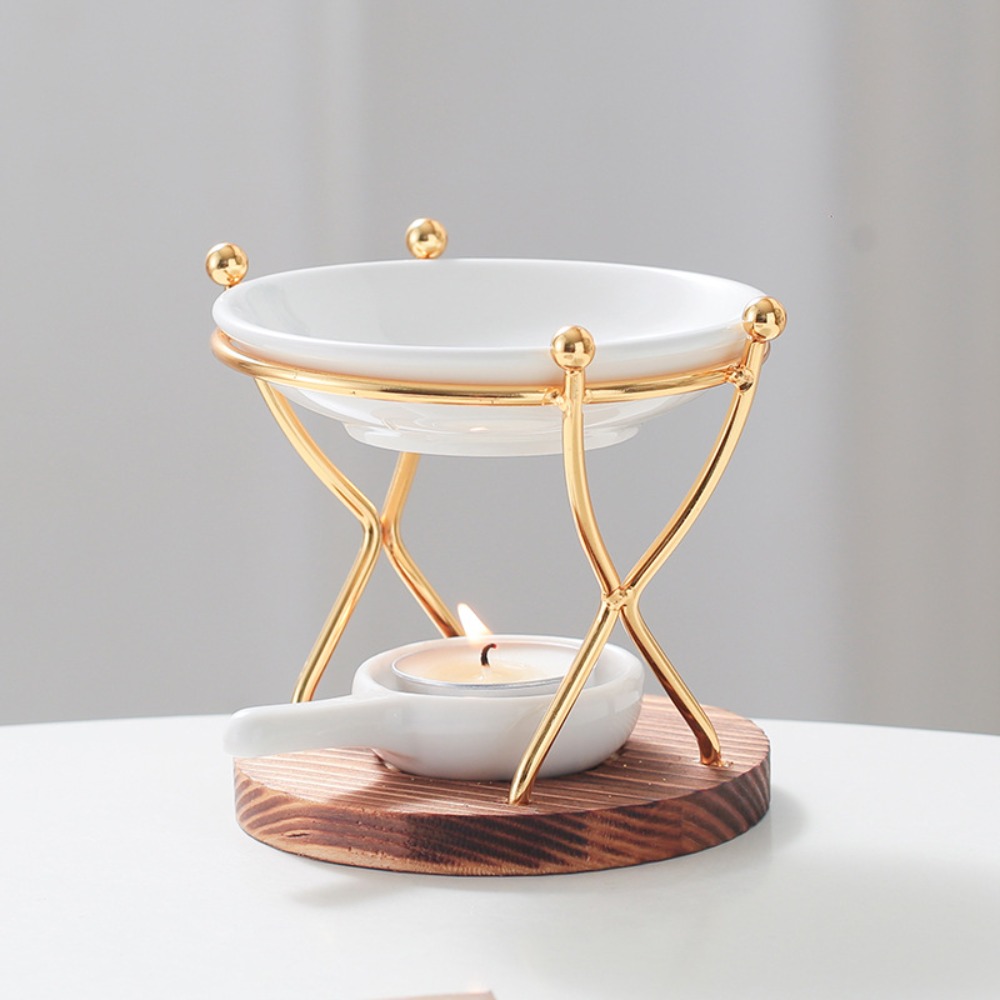 Practical Wooden Base Aromathe - Wax Melt Burner ulasan dan harga