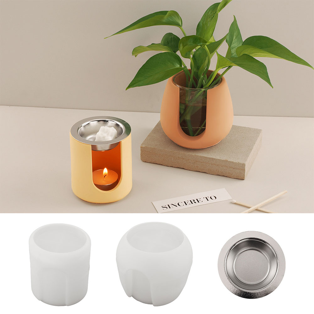 Cylindrical Incense Burner Sil - Wax Melt Burner ulasan dan harga