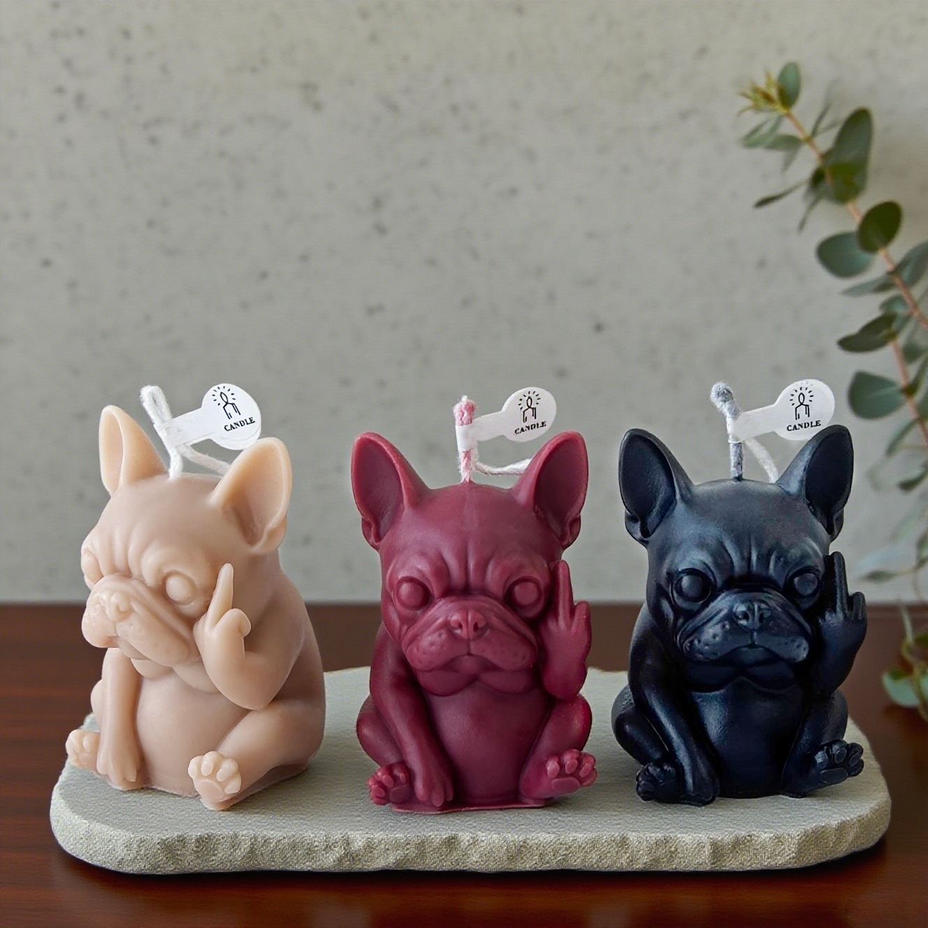 1pc Mini Unique Pet Dog Scente - Beeswax Taper Candle ulasan dan harga