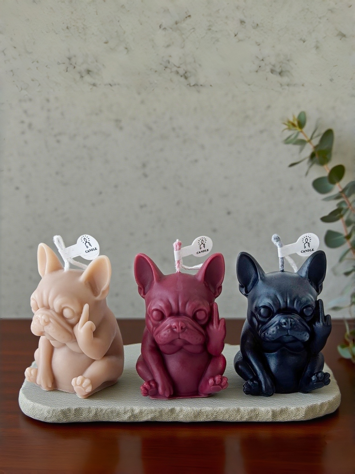 1pc Mini Unique Pet Dog Scente - Beeswax Taper Candle ulasan dan harga