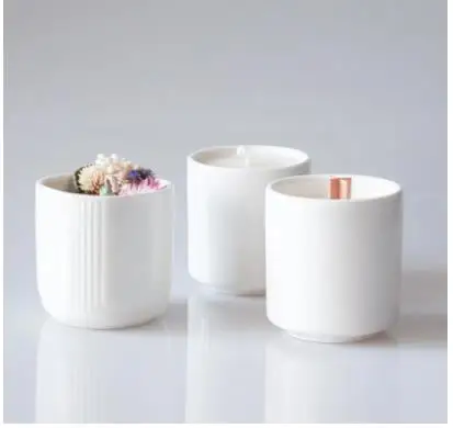 Minimalist White Candle Jar Ce - Wax Melt Burner ulasan dan harga