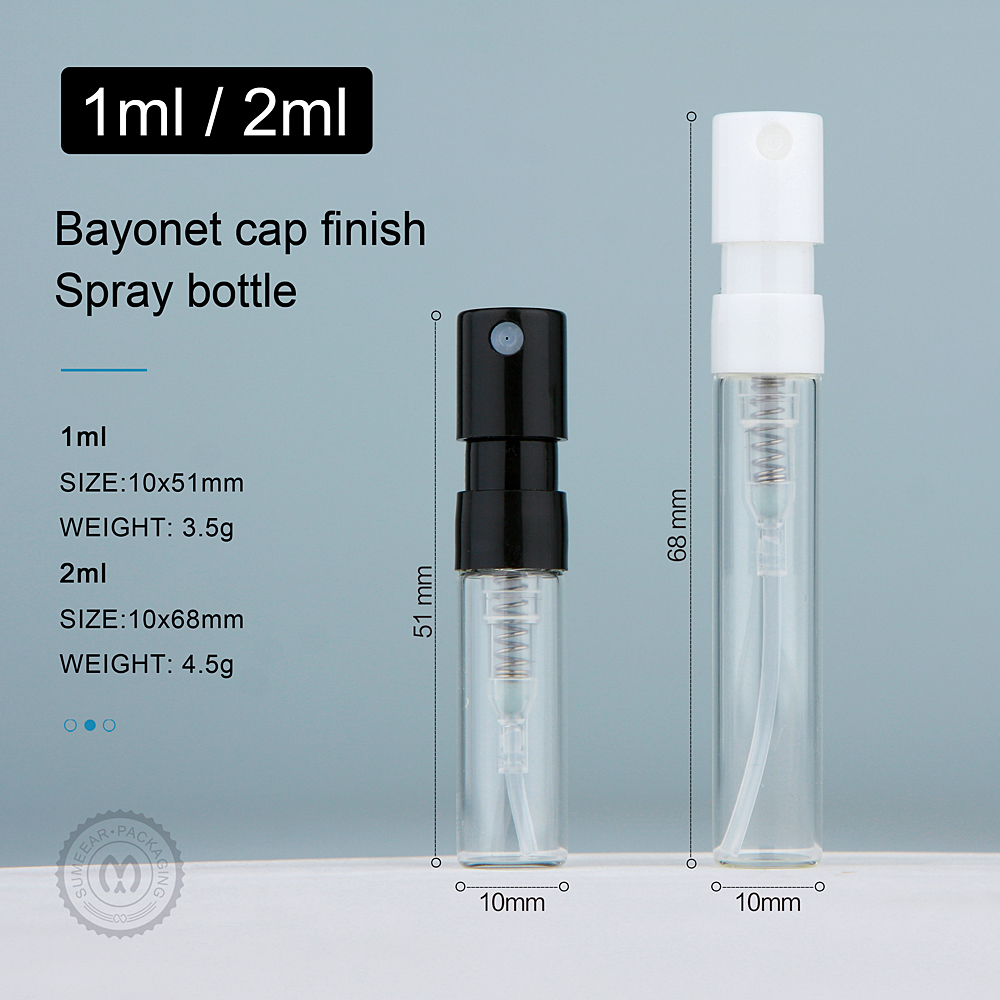 100pcs/Lot 1ml 2ml Mini Bayone - Perfume Atomizer Travel ulasan dan harga