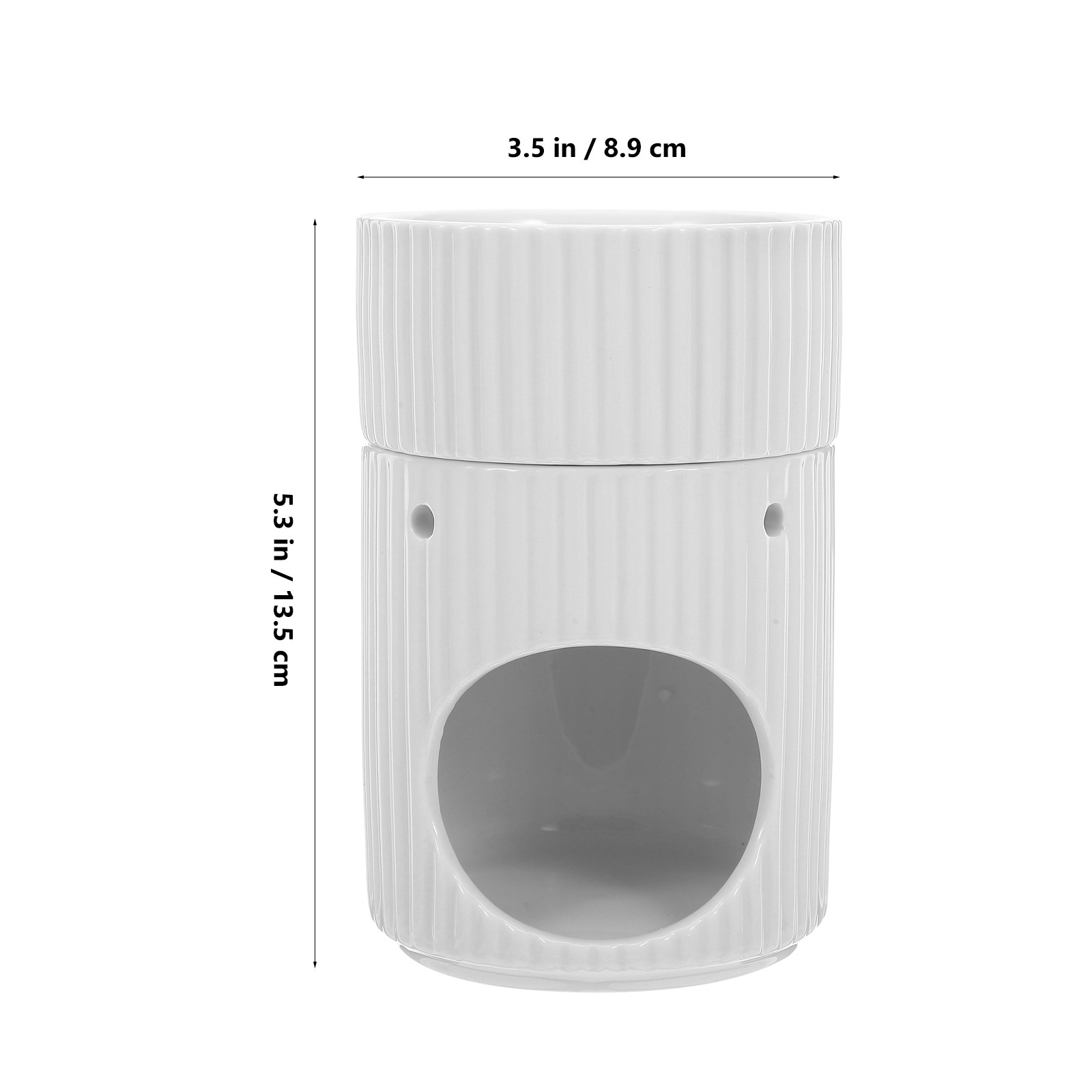 150 Ml Striped Ceramic Essenti - Wax Melt Burner ulasan dan harga