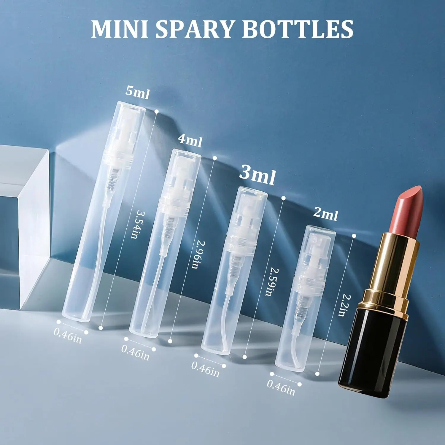 3 ml Mini Spray Bottles, 10 Pa - Perfume Atomizer Travel ulasan dan harga