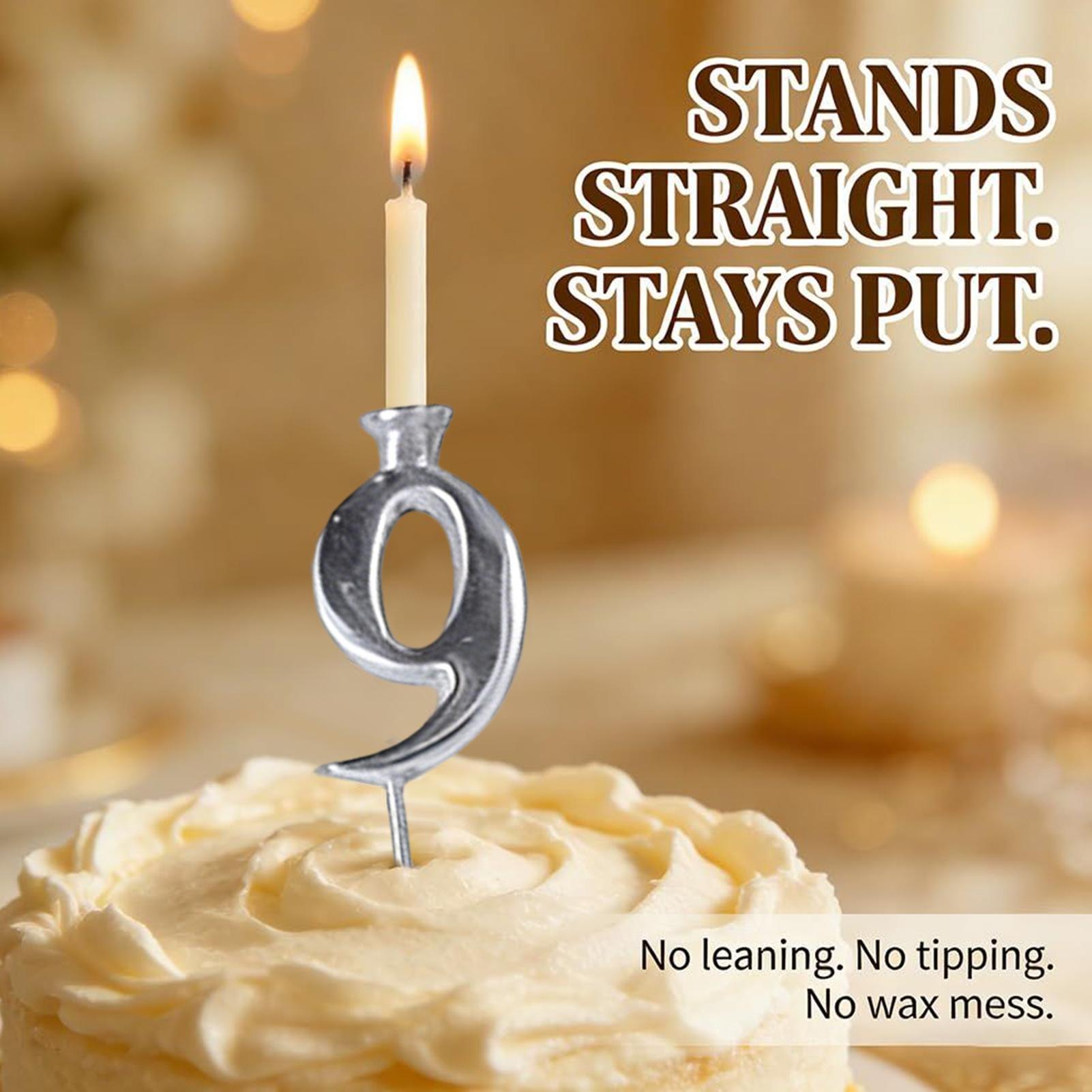 Stainless Steel Number Birthda - Beeswax Taper Candle ulasan dan harga
