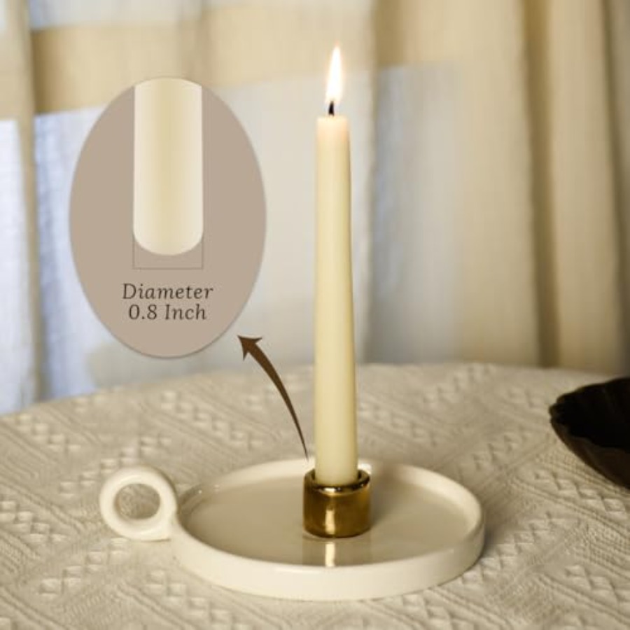 24 Pack Natural Beeswax Taper  - Beeswax Taper Candle ulasan dan harga