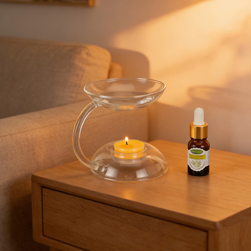 Glass Essential Oil Burner Wax - Wax Melt Burner ulasan dan harga