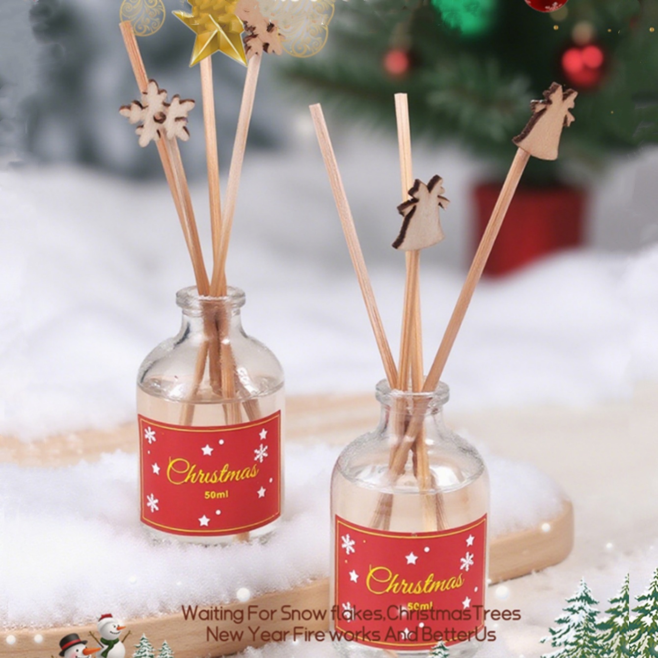 50ml Flameless Home Fragrance  - Home Fragrance Vanilla Reed Diffuser ulasan dan harga