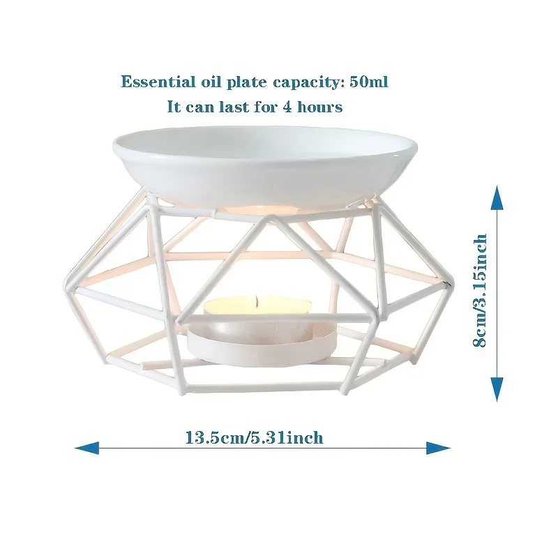 1pcs Romantic Ceramic Tealight - Wax Melt Burner ulasan dan harga