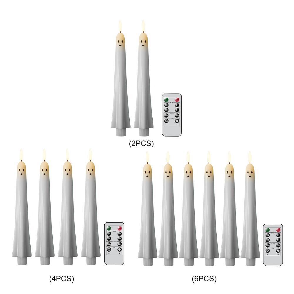 C5 Ghost Shaped Ghost Taper Ca - Beeswax Taper Candle ulasan dan harga