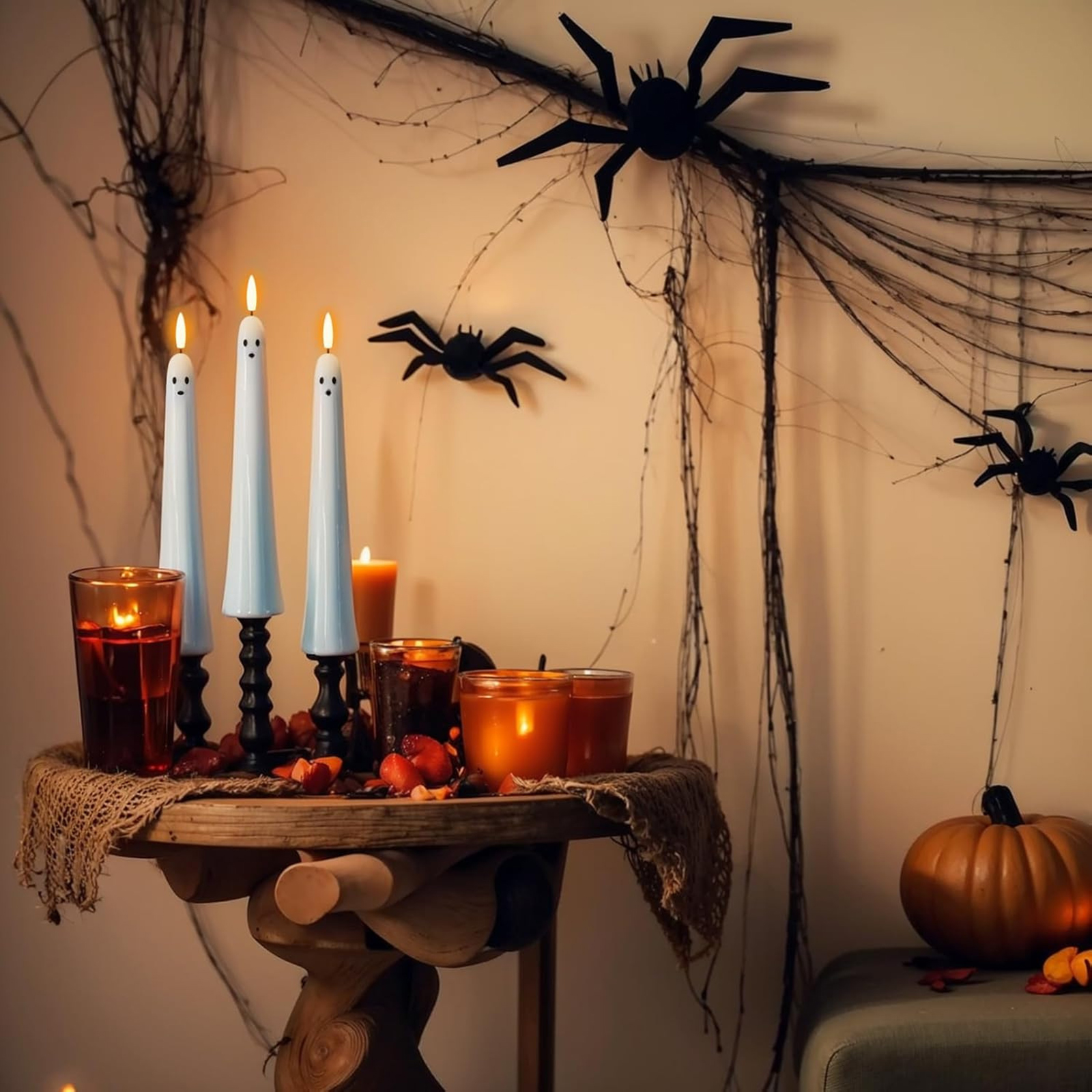 C5 Ghost Shaped Ghost Taper Ca - Beeswax Taper Candle ulasan dan harga