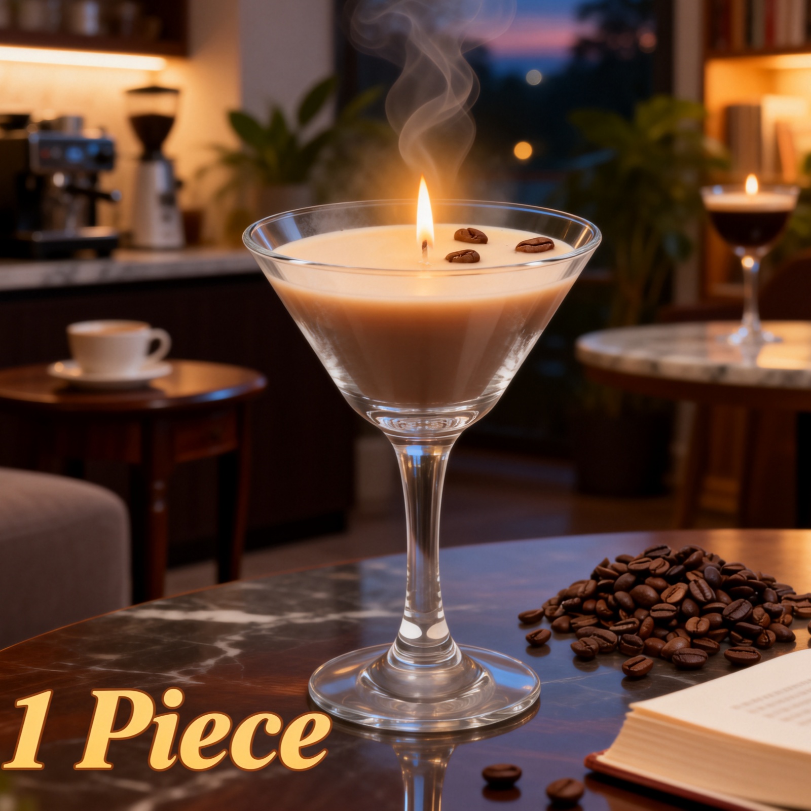 1Pc Scented Candles Espresso M - Beeswax Taper Candle ulasan dan harga